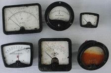 Vintage Analog Panel Meters Lot - Spares/Repair - Untestested