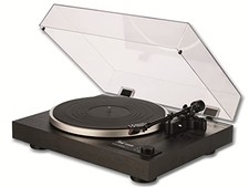Dual Electronics Dual CS 418 Belt Drive Manual Turntable Black Vinyl Veneer