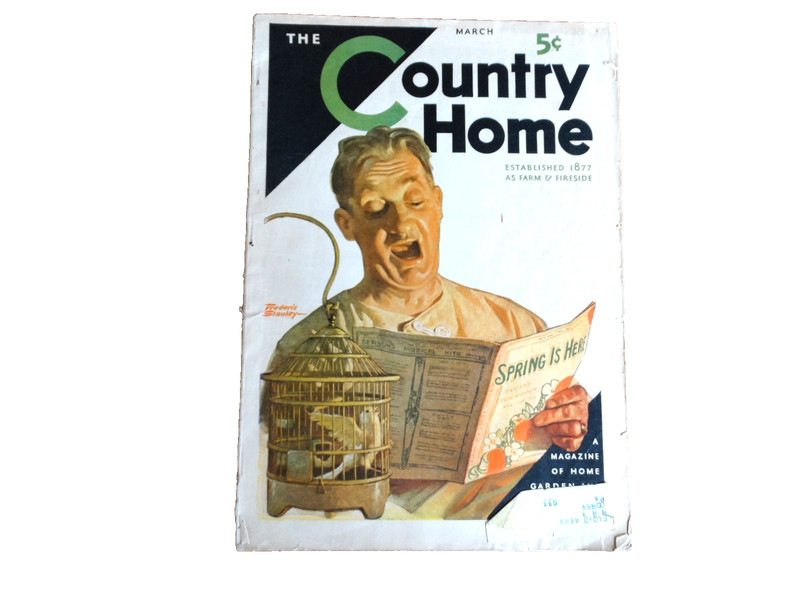 Country Home – March 1930 – Sinclair Lewis 