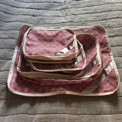 Steamline Gepäck USA Art Geo Packwürfel Set Luxus Reisezubehör 4-teilig  