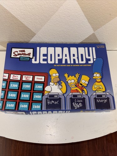 The Simpsons Edition Jeopardy! Board Game by Pressman 2003 - Used! - Picture 5 of 10