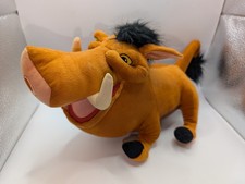 Disney Lion King Pumbaa Plush 15  Stuffed Animal Toy Disney Store Excellent