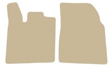 Front Autoteppiche Velour für Ford Explorer VI 2024-…, Beige x14 Rand