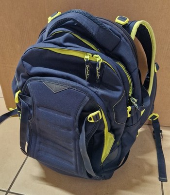 Satch 30L Schulrucksack - Toxic Yellow/Dark Blue gebraucht  guter Zustand