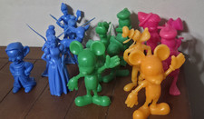 Vintage Lot of 16 Louis Marx Plastic Disney Figures 1970’s Various Colors 4-6”
