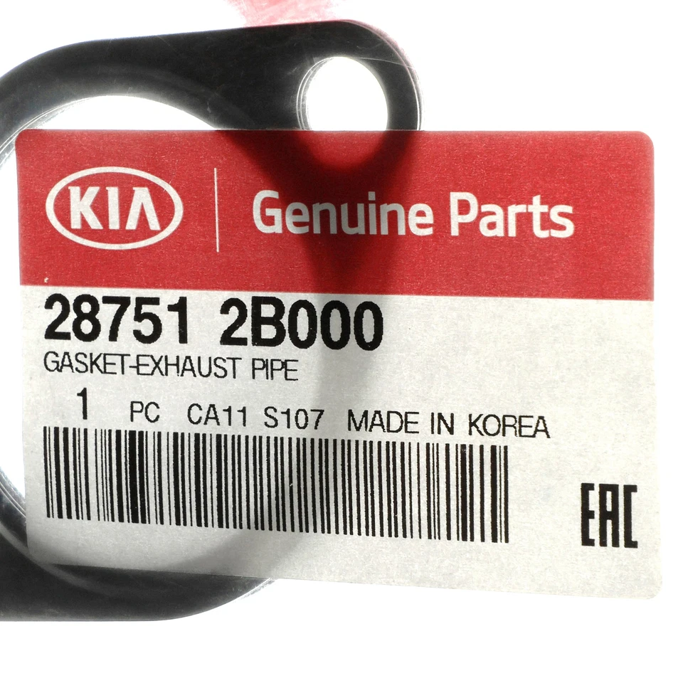 Junta de tubo de escape delantero 28751-2B000 nueva OEM Kia 2009-2010 Rondo Sportage Foto 3 de 3