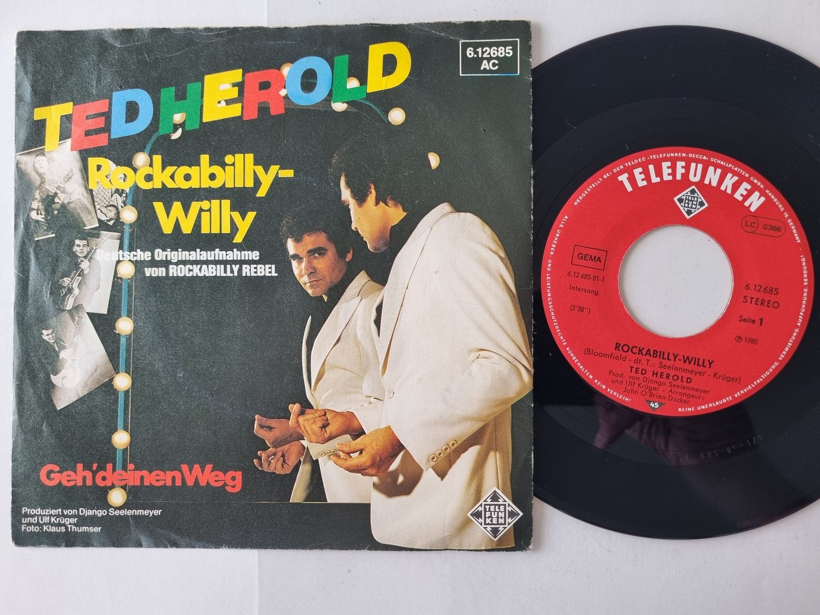Ted Herold - Rockabilly-Willy 7'' Vinyl Germany