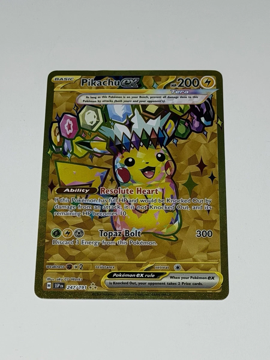 Lightning Pikachu Pokémon TCG Rare Individual Collectible Card