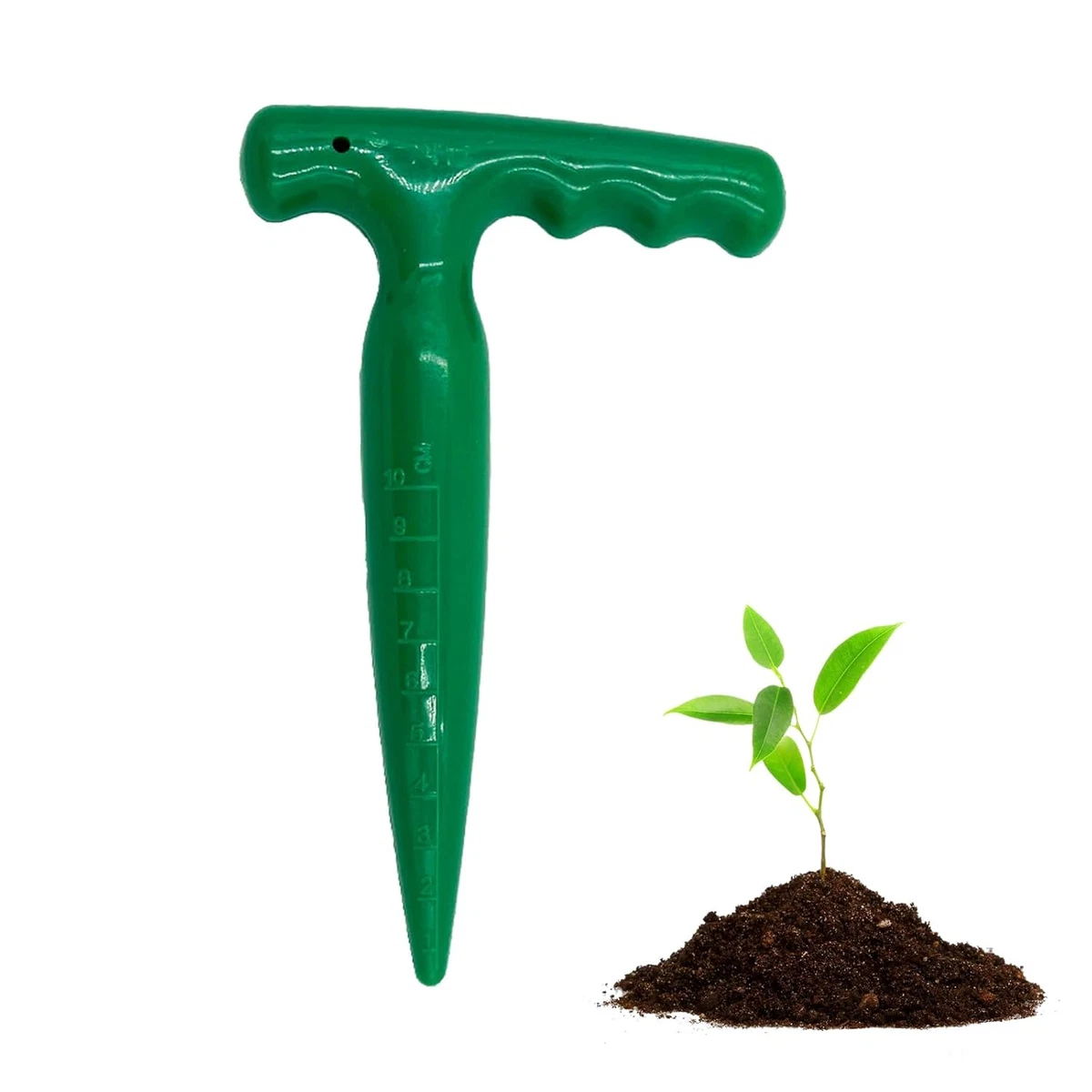 3 Pezzi Distributore Di Semi Manuale Per Giardinaggio - Sarchiatore Regolabile In Plastica, Compatibile Con Semi Di Fiori E Ortaggi - 5