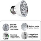 Full Spectrum E27 60LED Grow Light Bulb 8W LED Plant Lamp Indoor Hydroponic Lamp — photo 3