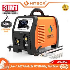 HITBOX 3-in-1 200A Welding Machine Stick Welder ARC MMA Lift TIG  with TIG Torch