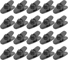 360 Degree Rotate Headphone Wire Clip Earphone Mount Cable Clothing Clip