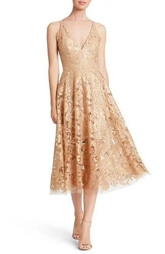 dress the population gold Dress the Population Sloane Sequin Dress - Black