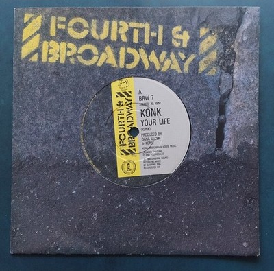 Konk - Your Life  1984 Fourth & Broadway electro 7'' BRW 7  Ex cond. Plays great