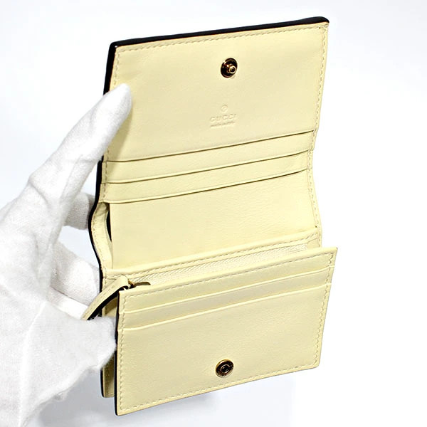 GUCCI 658244 Python Wall Bifold Card Case Used - image 7
