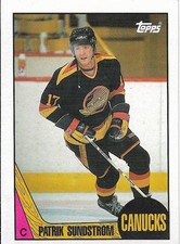 1987-88 Topps #34 Patrik Sundstrom