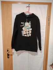 Werder Bremen Herren Hoodie in Schwarz mit Print Gr. L