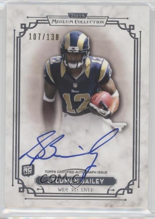Stedman Bailey Topps Museum Collection Signature Series #SSASB Base
