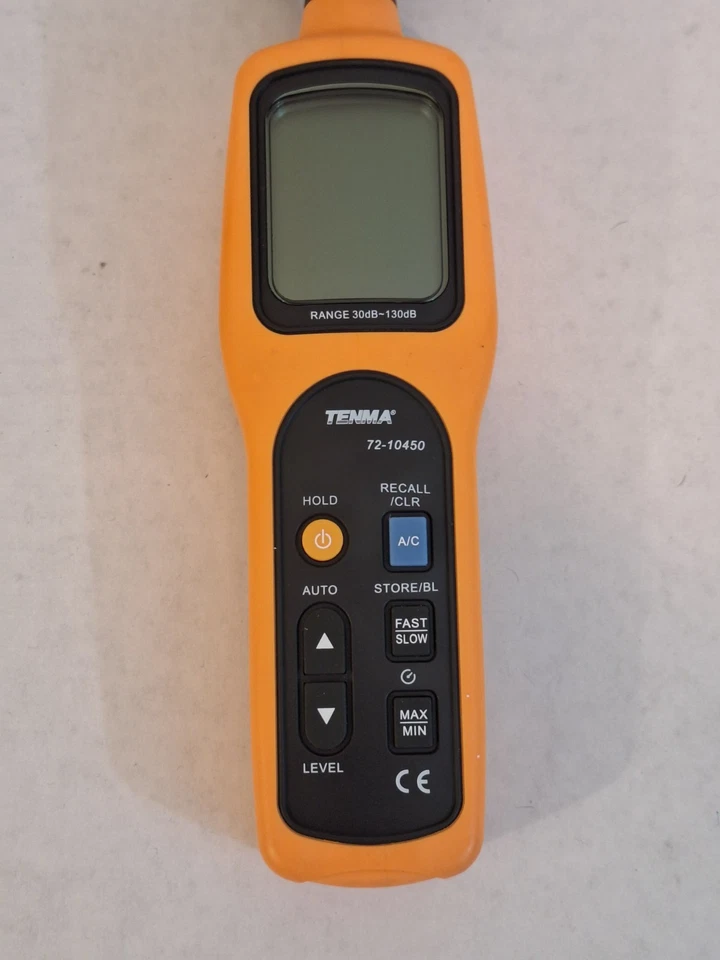 Digital Sound Level Meter Tester Tenma Model 72-10450 Decibels 30 To 130dB - Image 3 of 4