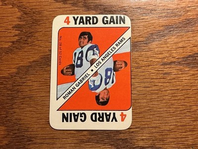1971 Topps Football Game #28 Roman Gabriel #28 Los Angelos Rams