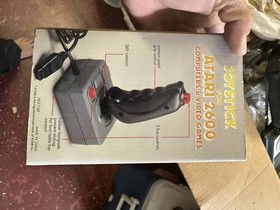 Atari 2600 Video Game Console Black RF Connectivity Box Plays Hundreds of Games