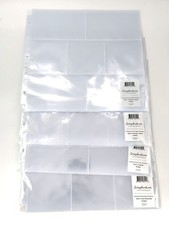 Lot of 4 New Packets of 10 Universal 12x12 Pocket Page Protectors 40 Total 