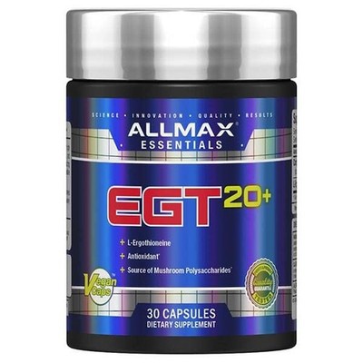 Allmax EGT20 Plus 30 Vegan Capsules Ergothioneine Cordyceps