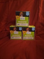  3 VET IQ DIGESTIVE PROBIOTIC FOR DOGS BRAND NEW BOXES OF 30 Expire 05/26