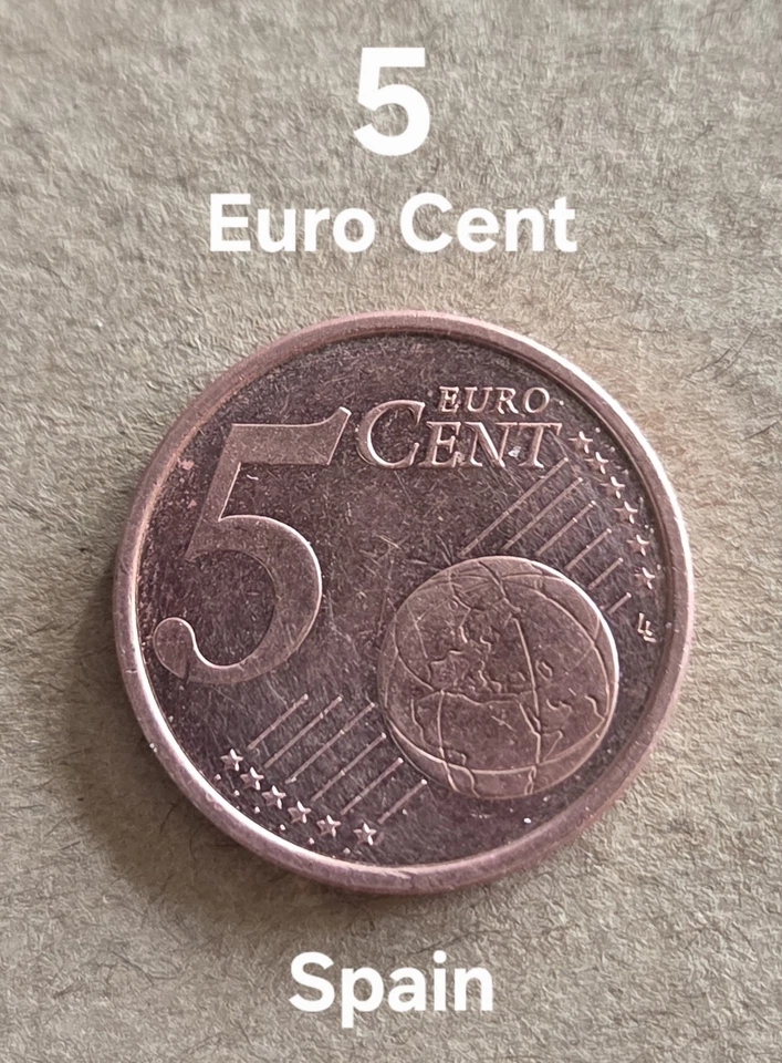 5 Euro Cent 2014 Spain Coin España - Image 2 of 2