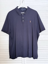 Polo Ralph Lauren Men's Short Sleeve Polo Shirt XL Navy Blue Classic Fit