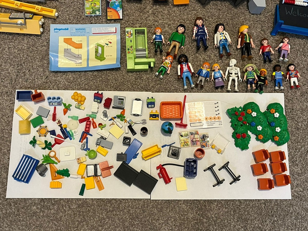 Playmobil 5923 Vintage 1990 School Lots Accessories Original Box