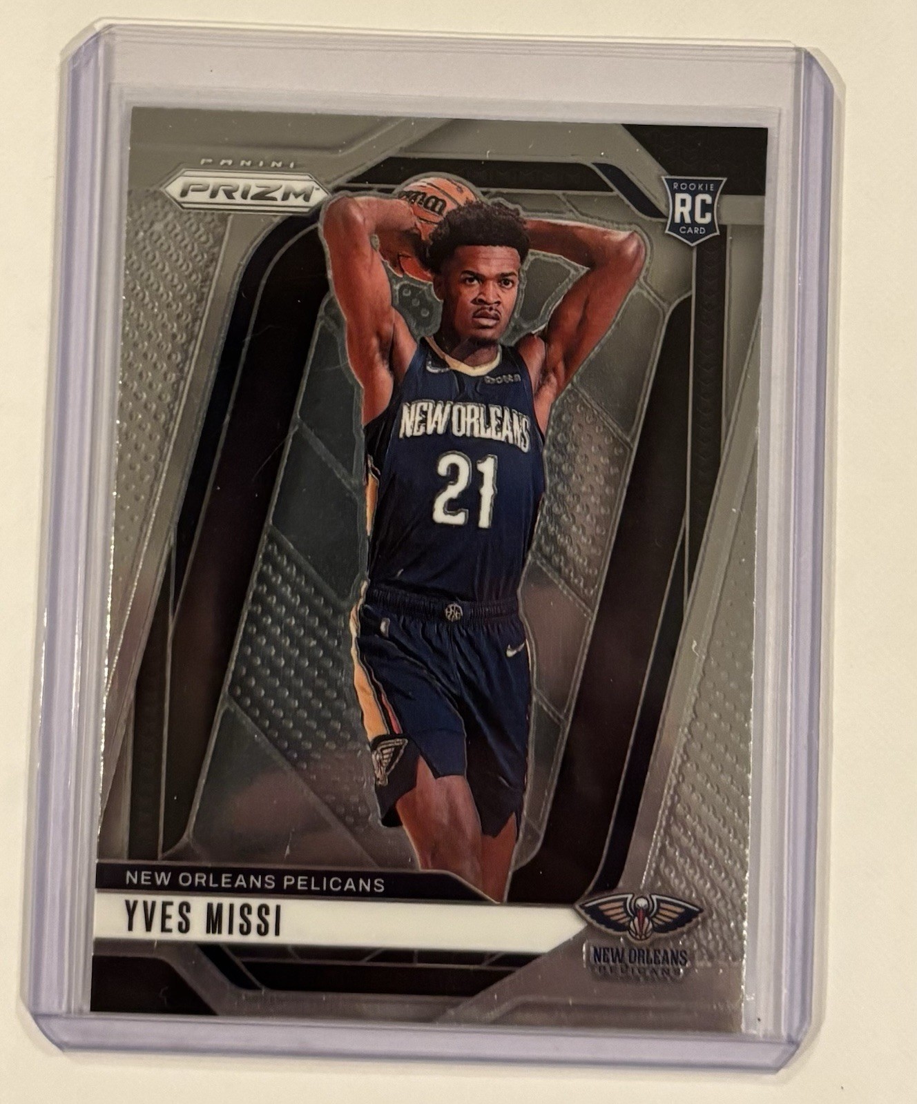 2024-24 Panini Prizm NBA YVES MISSI NEW ORLEANS PELICANS #233 BASE ROOKIE CARD