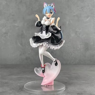 Re:Zero Rem Cat-Eared Anime Figure Box Set