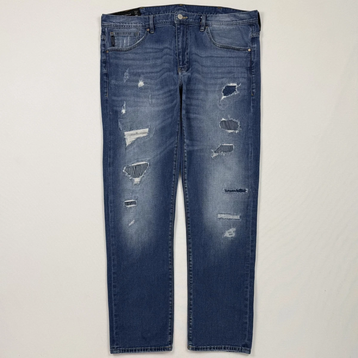 Armani Exchange Regular Size Mid (10-12 in) Rise Jeans for Men for