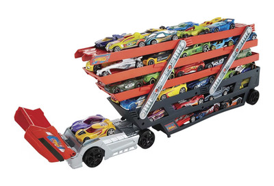 Hot Wheels Mega Hauler Transporter, für 50 Autos.