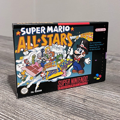Nintendo Super Mario All-Stars für Nintendo SNES PAL mit OVP & Handbuch