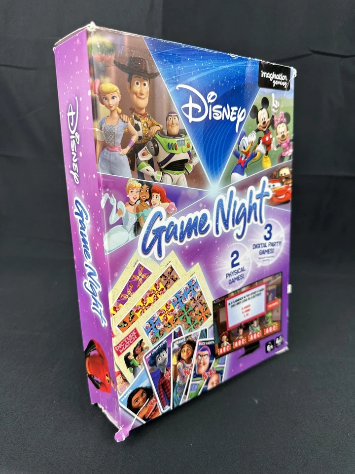 Disney Game Night Board Game 5-Pack Family Friendly Complete Games — 第 3/3 张图片