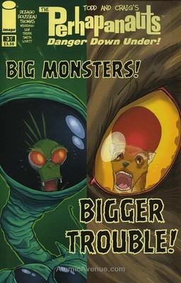 Perhapanauts, The: Danger Down Under #3A FN; Image | w/Bag+Board