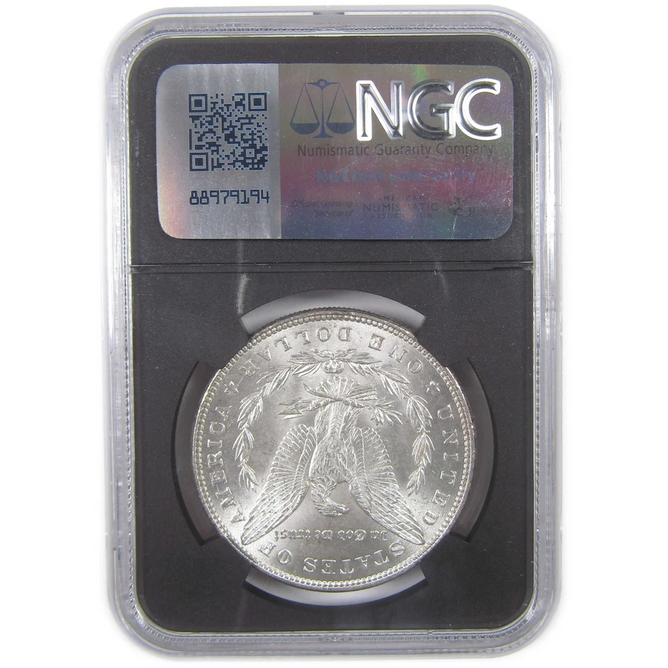 1882 Morgan Dollar MS 63 NGC Silver Original Bag Fragment SKU:I18279 - Image 2 of 4