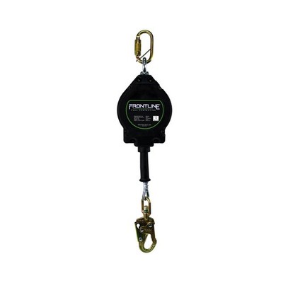 Frontline RPG30' Cable SRL with Steel Snap Hook End | 3/16'' Galvanized Steel ...