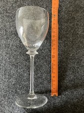 NEU! Eisch (Kristall-)Glas 6 Weingläser, Deko: Glatt, mundgeblasen & hangeschlif