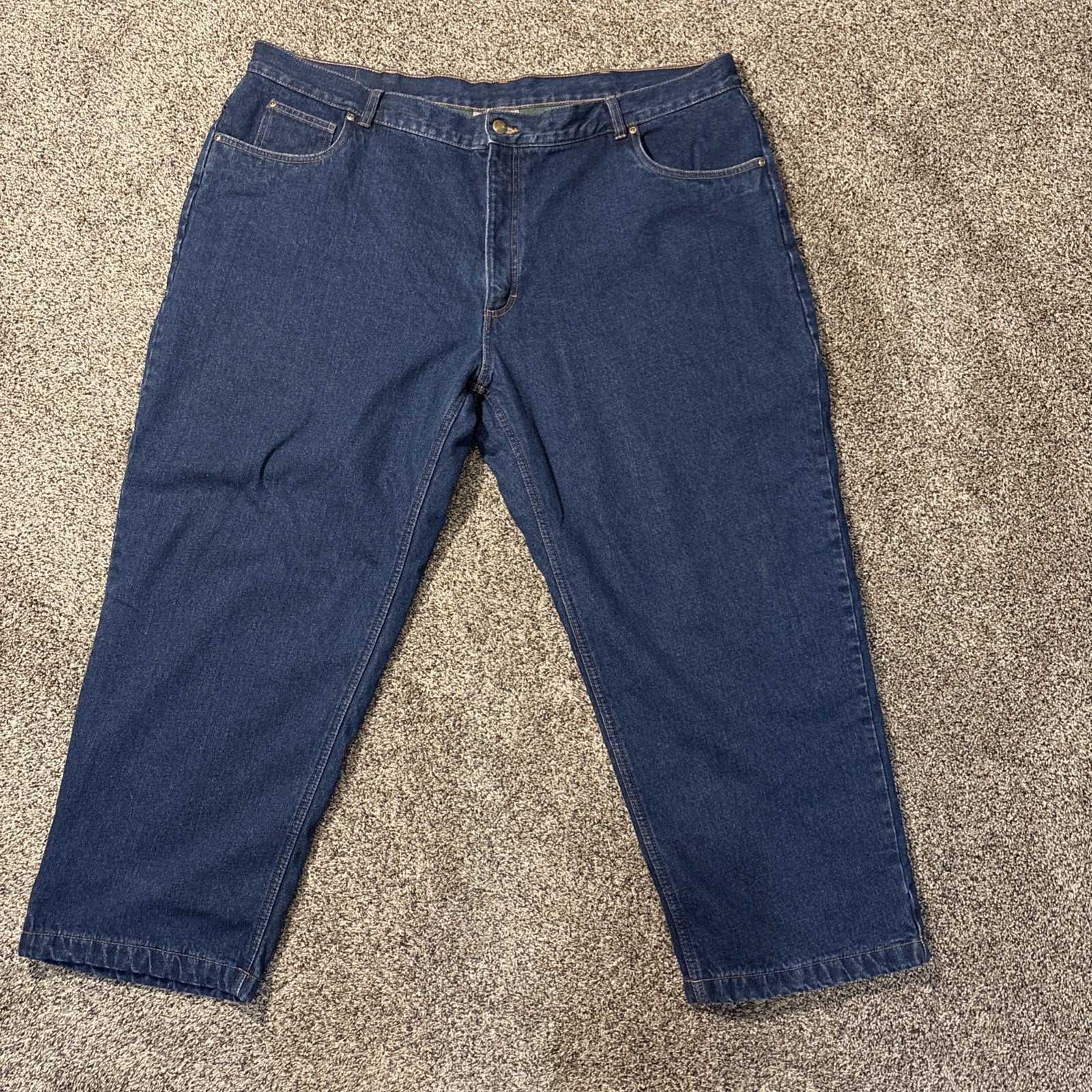 Scandia Woods Men's Size 46S ( 46 x 28) Fully Lined Heavyweight Denim Blue Jeans - main photo