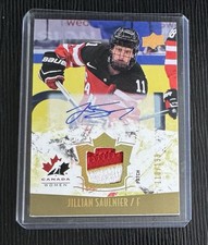Jillian Saulnier 110/199 Rookie Auto Patch 2015 Team Canada PWHL