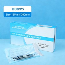 1000x Dental Self Seal Sterilization Pouches Pouch Autoclave, Sterilizer Bags