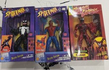 1994 Spider-Man The Animated Series Venom Carnage Spider-Man Deluxe Loose Used