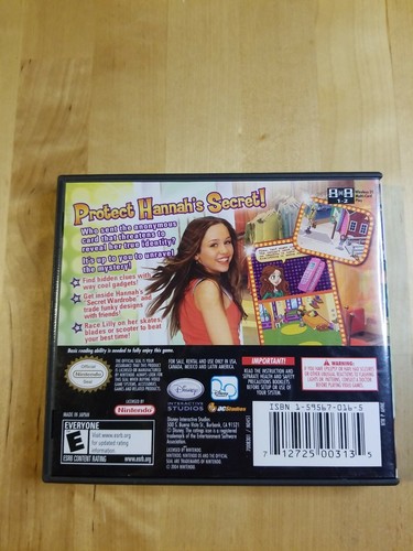 Nintendo DS Hannah Montana nur Ersatzhülle und Bedienungsanleitung - Bild 2 von 3