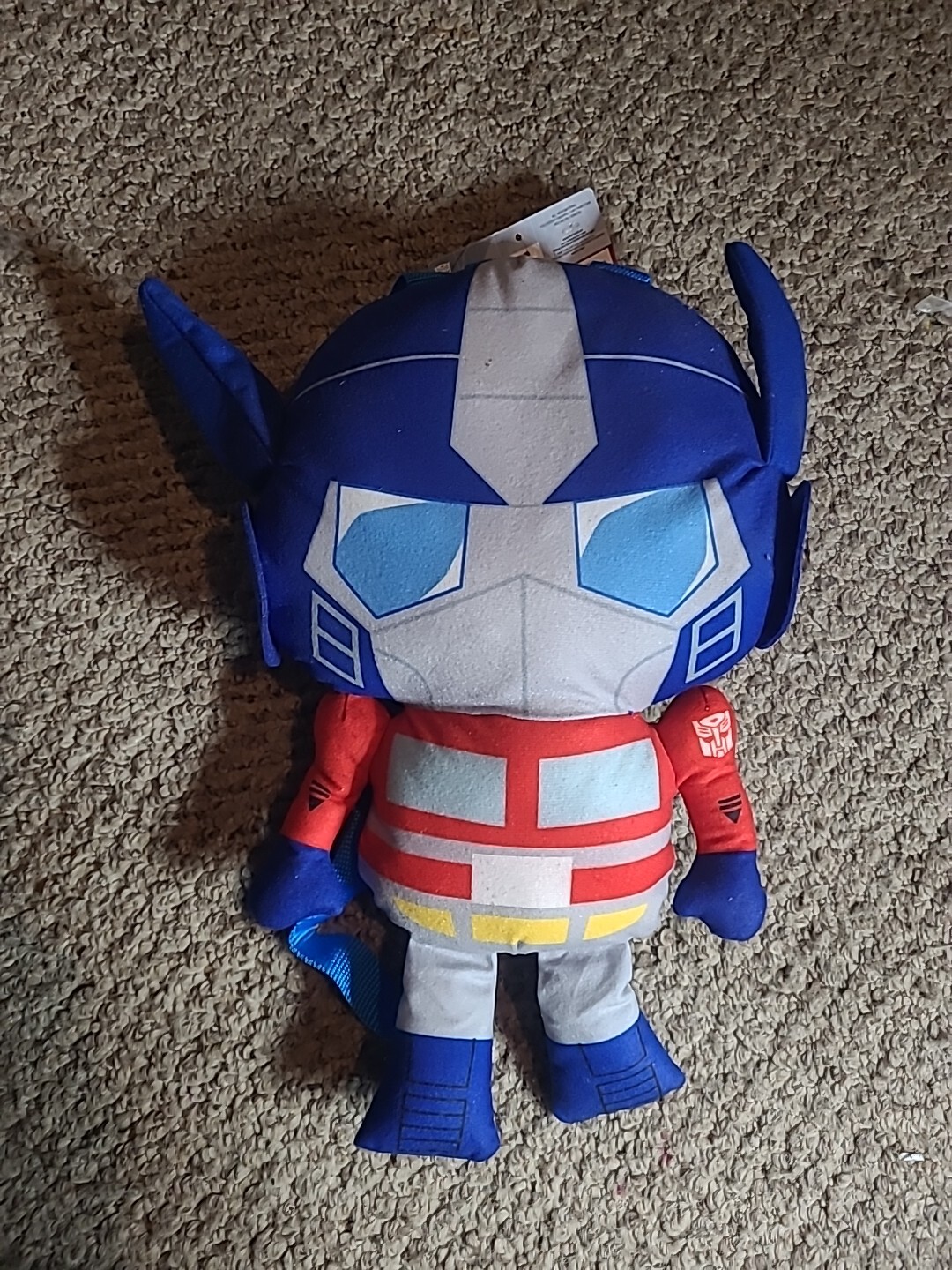 Transformers | Optimus Prime Plush Toy/backpack/bag | 12 Inch Soft Plush Fabric