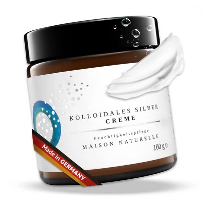 MAISON NATURELLE ® Kolloidales Silber Creme 100 g - Made in Germany