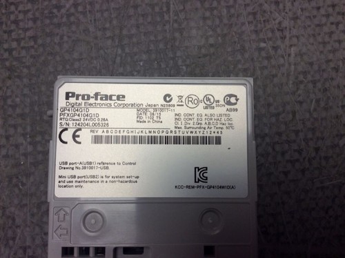 GP4104G1D - PROFACE - PFXGP4104G1D Compact 3" DC GENERALÜBERHOLT - Bild 3 von 3