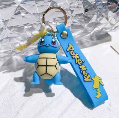 Pokémon Characters Squirtle 3D Keychain / Key Ring / Llavero / PVC 2  /